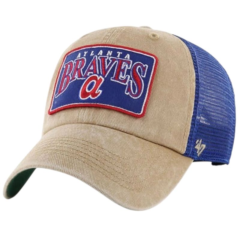 Atlanta Braves Men’s Cooperstown Dial Up 47 Brand Clean Up Adjustable Hat