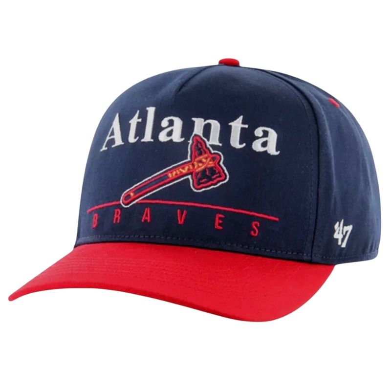 Atlanta Braves Men’s Navy 47 Super Hitch Adjustable Hat