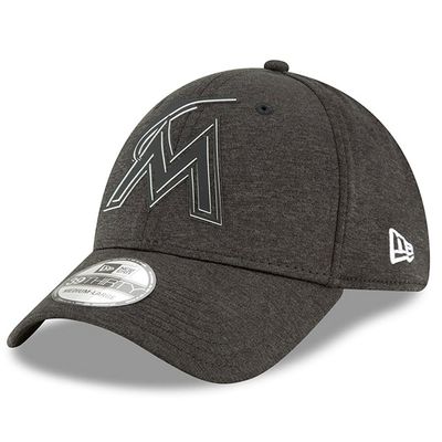 Miami Marlins Men’s Black New Era 39Thirty Flex Fit Hat