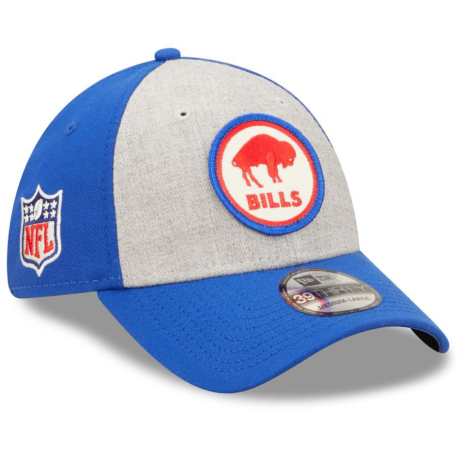 Buffalo Bills Men’s Retro New Era 39Thirty  Sideline Official Flex Fit Hat
