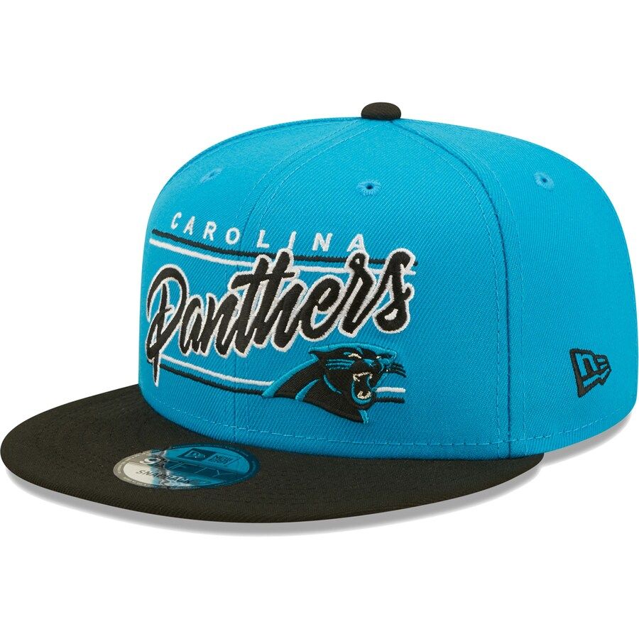 Carolina Panthers Men’s Team Script New Era 9Fifty Snapback Hat