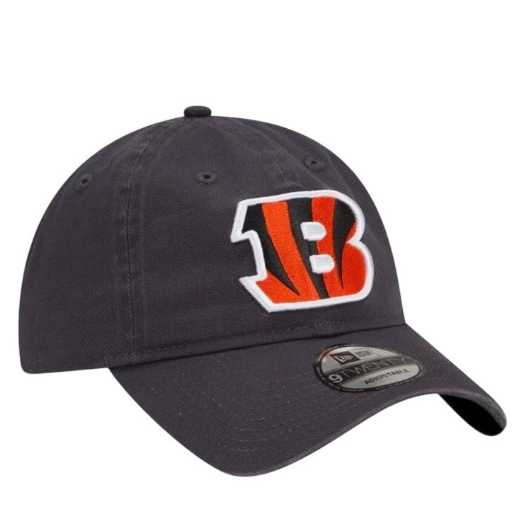 Cincinnati Bengals Men’s Charcoal New Era 9Twenty Core Classic Adjustable Hat