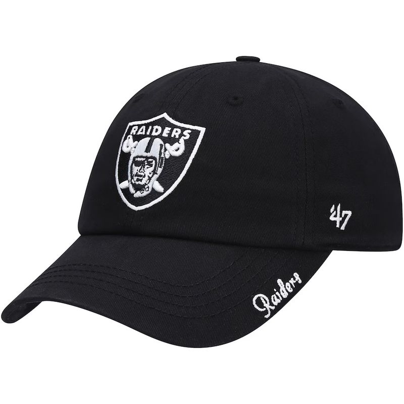 Las Vegas Raiders Women's 47 Brand Clean Up Adjustable Hat