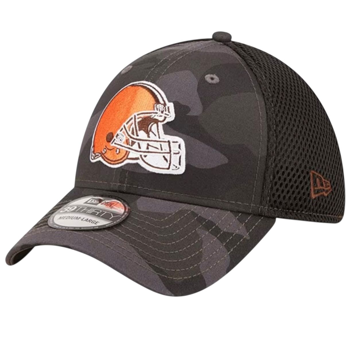 Cleveland Browns Men’s Black Camo New Era 39Thirty Flex Fit Hat