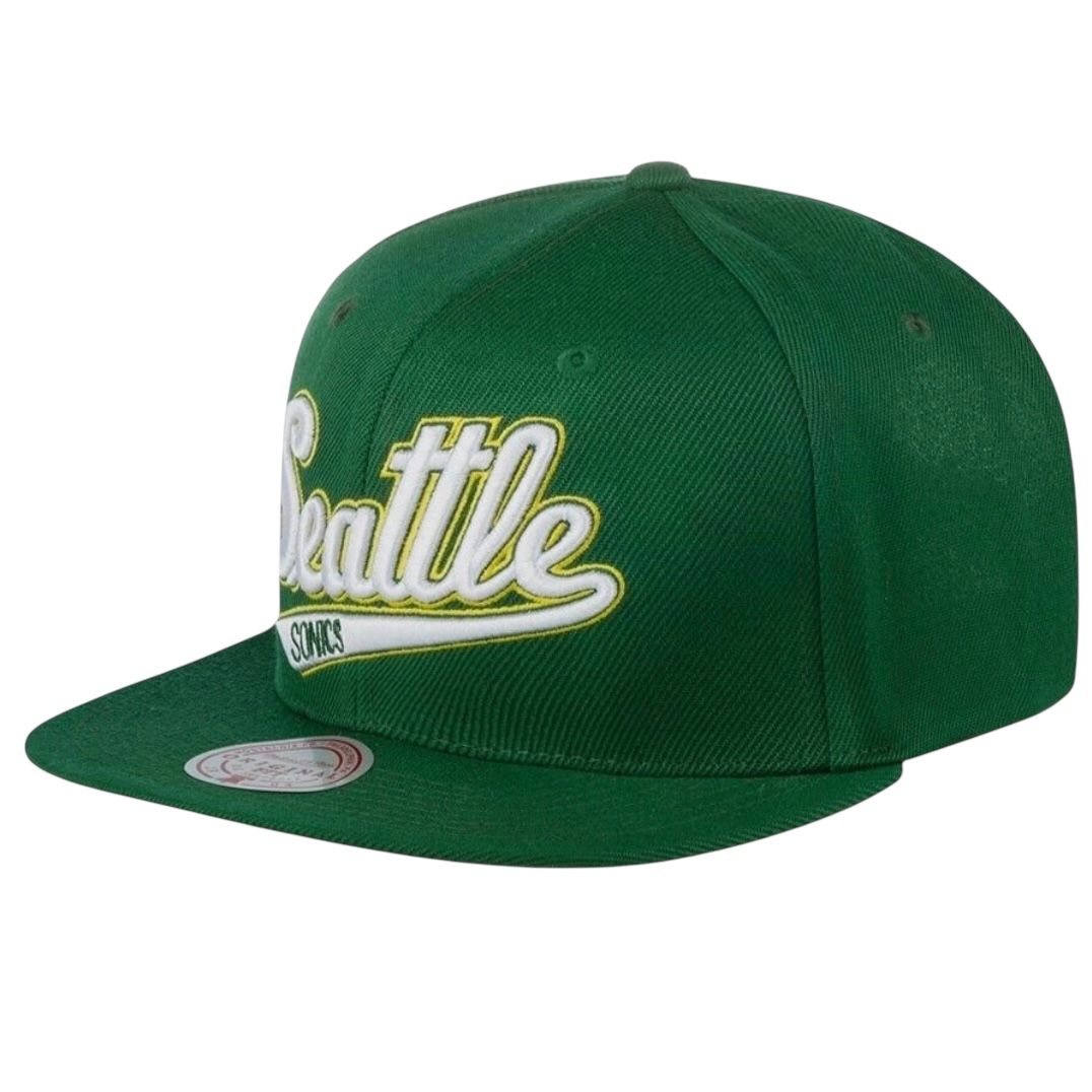Seattle SuperSonics Men’s Green Mitchell & Ness NBA Core Snapback Hat