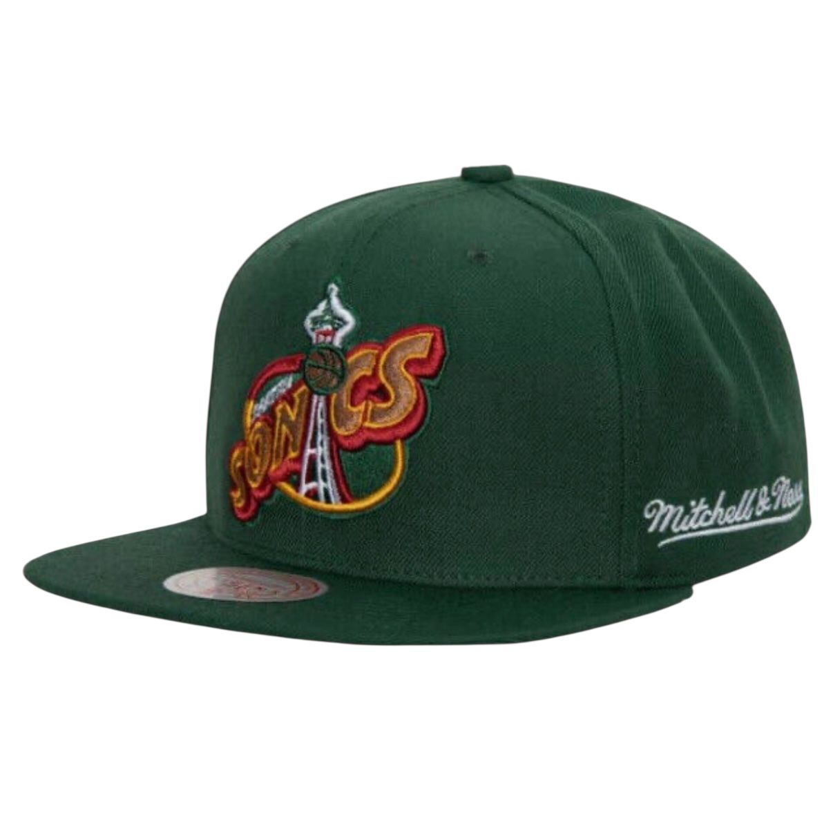 Seattle SuperSonics Men’s English Dropback Mitchell & Ness Snapback Hat