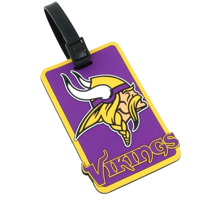 Minnesota Vikings Rubber Luggage Tag