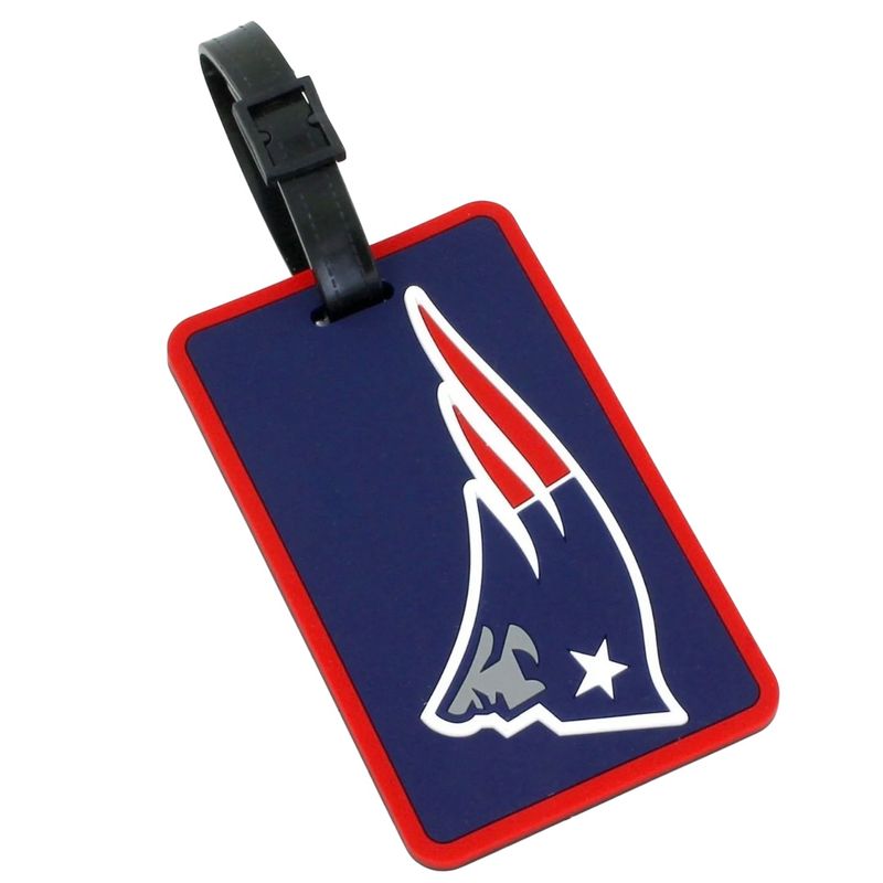 New England Patriots Rubber Luggage Tag New England Patriots Rubber Luggage Tag