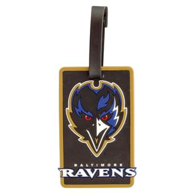 Baltimore Ravens Rubber Luggage Tag