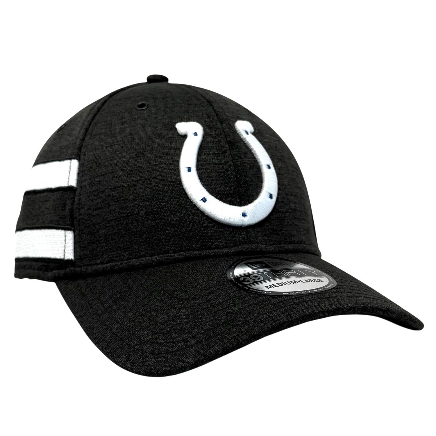 Indianapolis Colts Men’s Black Jackets New Era 39Thirty Flex Fit Hat