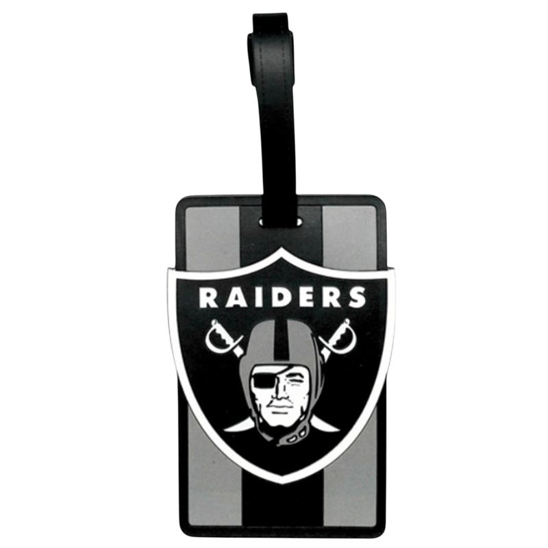 Las Vegas Raiders Rubber Luggage Tag