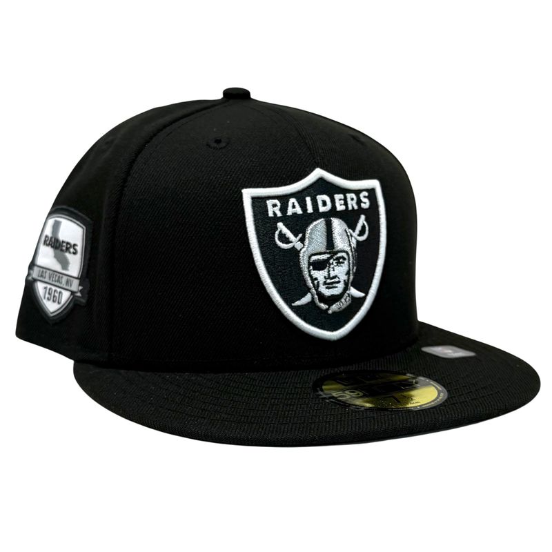 Las Vegas Raiders Men's City Side New Era 59Fifty Fitted Hat Las Vegas Raiders Men's City Side New Era 59Fifty Fitted Hat