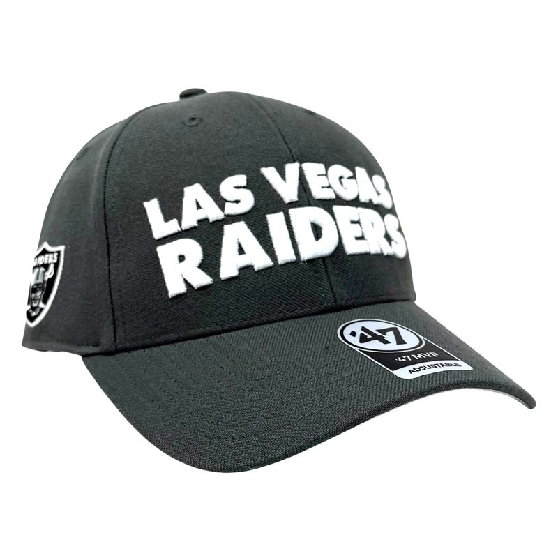 Las Vegas Raiders Men’s Gray 47 Brand MVP Adjustable Hat