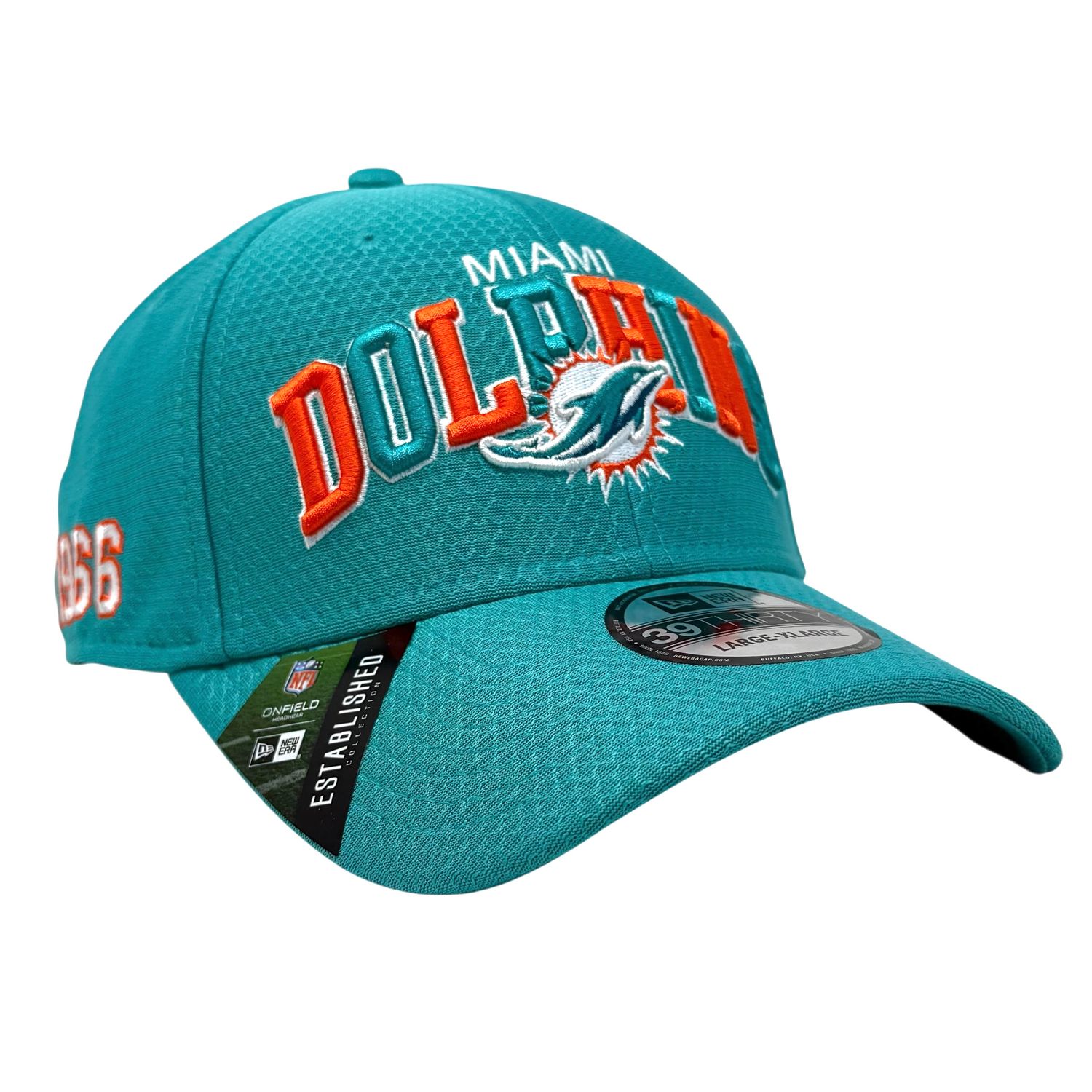 Miami Dolphins Men's New Era 39Thirty Flex Fit Hat