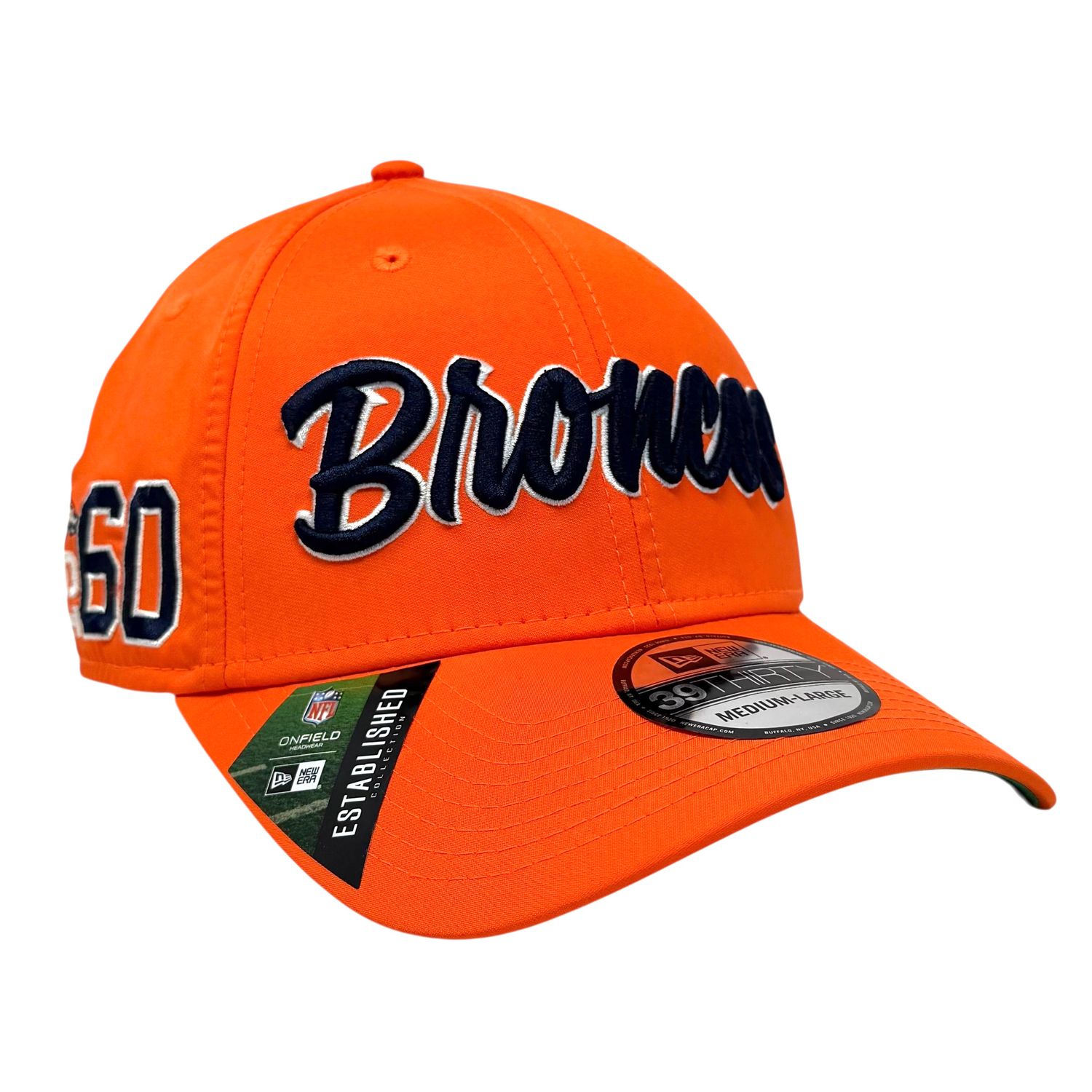 Denver Broncos Men's New Era 39Thirty Flex Fit Hat
