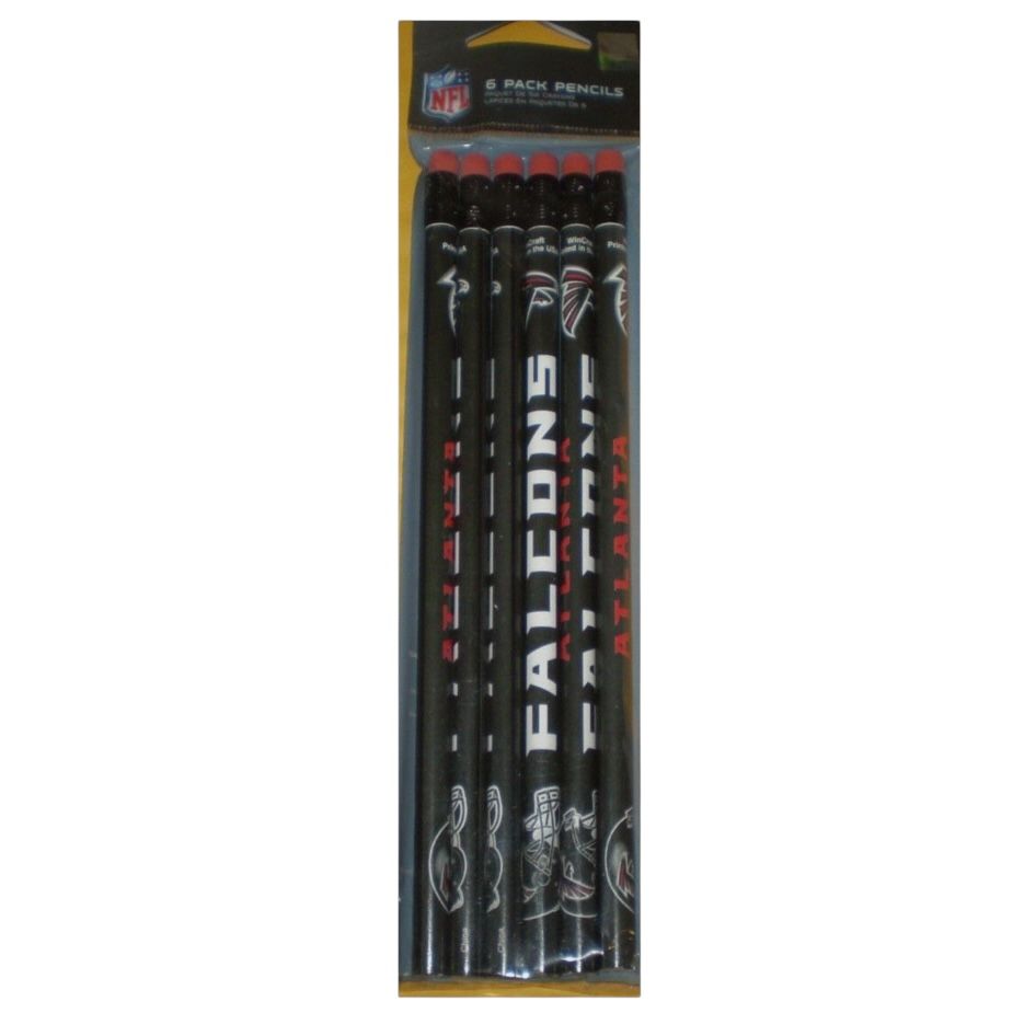 Atlanta Falcons 6 Pack Pencils