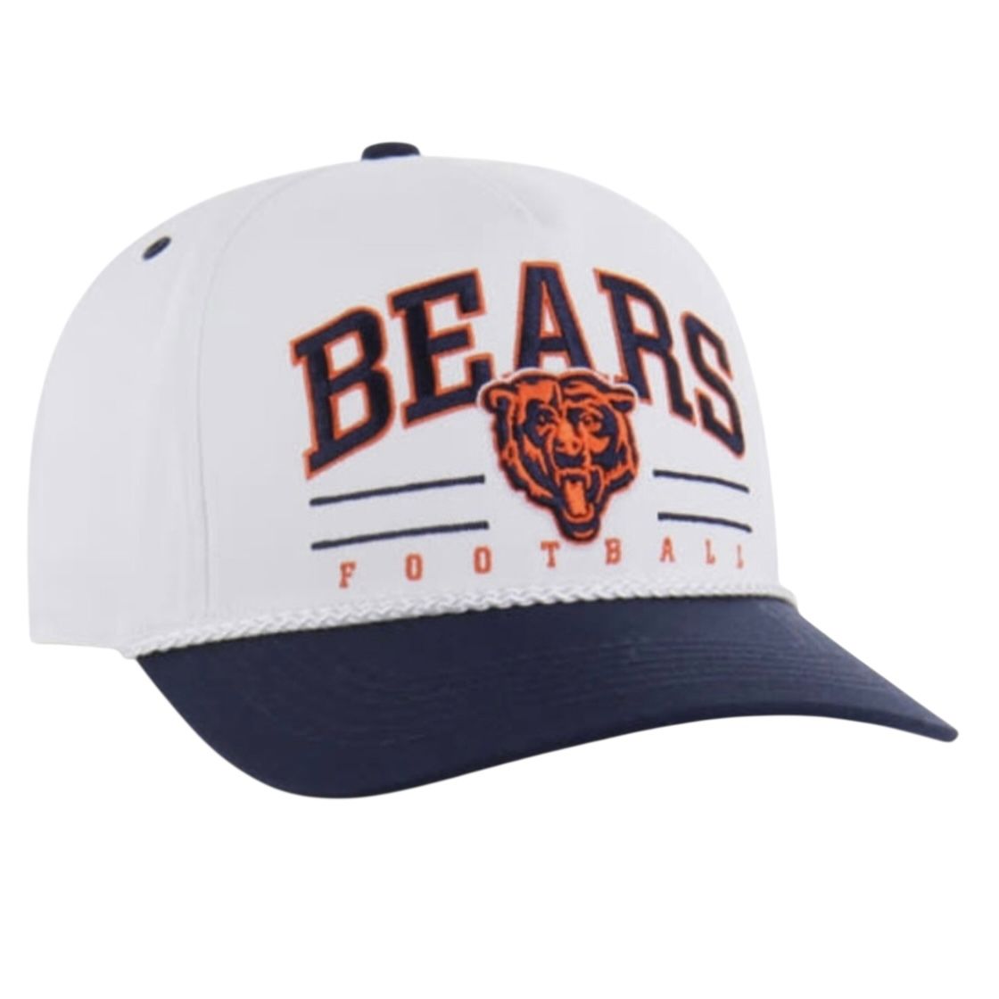 Chicago Bears Men’s White Roscoe 47 Hitch Snapback Hat