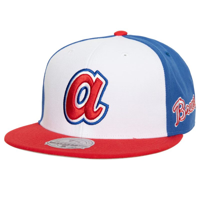 Atlanta Braves Men's Bases Loaded Mitchell & Ness Fitted Hat