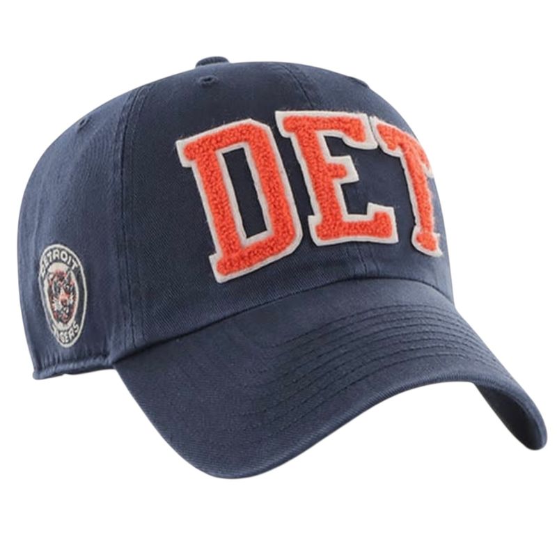 Detroit Tigers Men's Hand Point 47 Brand Clean Up Adjustable Hat