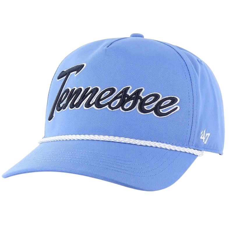Tennessee Titans Men’s Blue Overhand Script 47 Hitch Snapback Hat