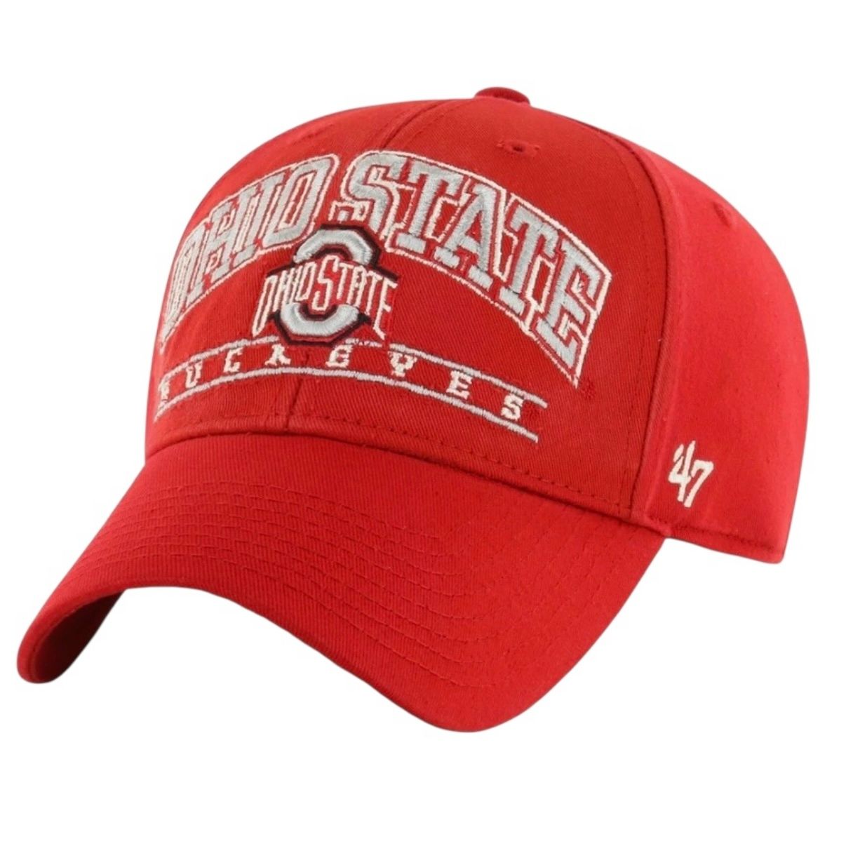 Ohio State Buckeyes Men’s Red 47 Brand MVP Adjustable Hat