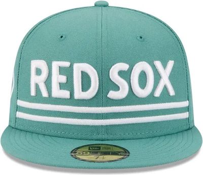 Boston Red Sox Men’s Alternate Green New Era Navy City Connect 9FIFTY Snapback Hat
