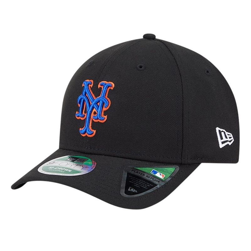 New York Mets Men’s Black New Era 9FORTY M-Crown Adjustable Hat