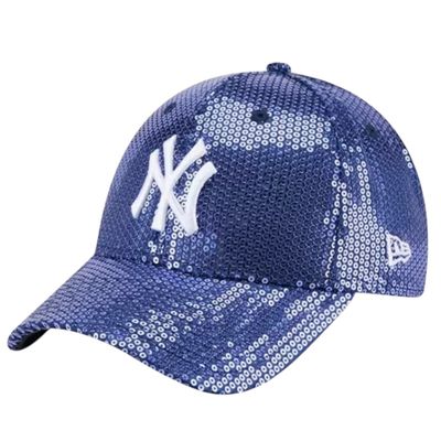 New York Yankees Women's Sequin New Era 9Forty Adjustable Hat