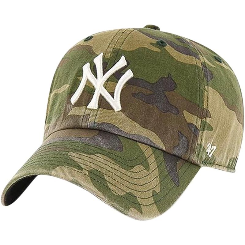 New York Yankees Men’s Camo Clean Up Adjustable Style 47 Brand Hat