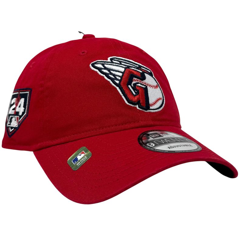Cleveland Guardians Men's Red 2024 Spring Training New Era 9Twenty Adjustable Hat
