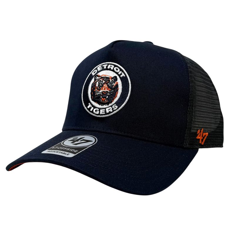 Detroit Tigers Men's Blue 47 Ballpark Offside Adjustable Trucker Hat