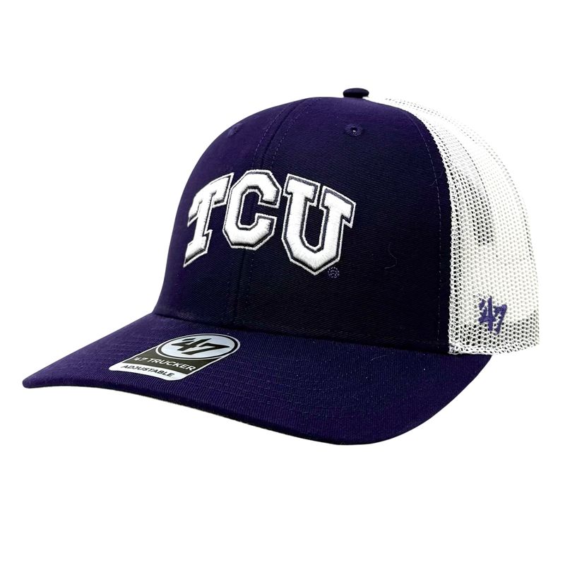 TCU Horned Frogs Men’s Purple 47 Brand Trucker Adjustable Hat