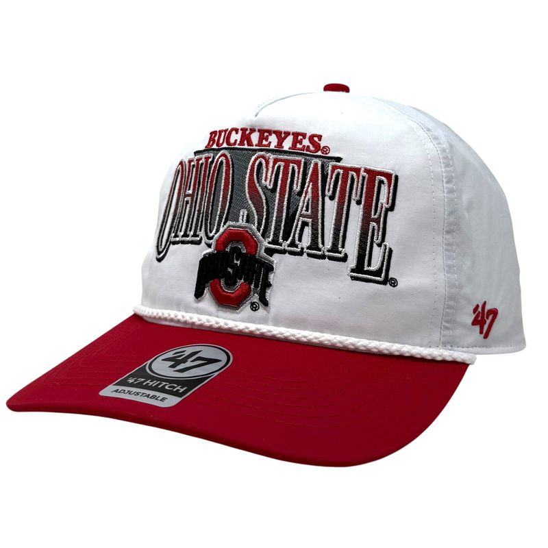 Ohio State Buckeyes Men’s White Tribute 47 Hitch Adjustable Hat