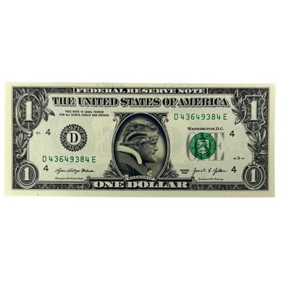 Brian Bosworth Famous Face Dollar Bill