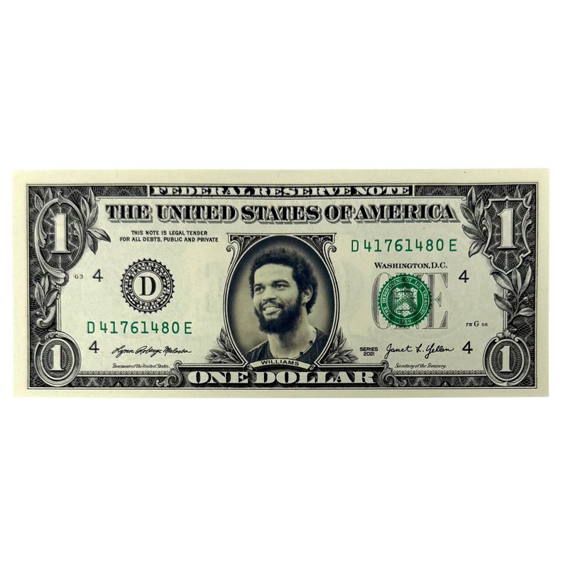 Caleb Williams Famous Face Dollar Bill