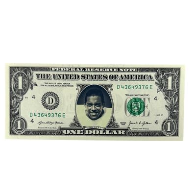 Tony Dorsett Famous Face Dollar Bill