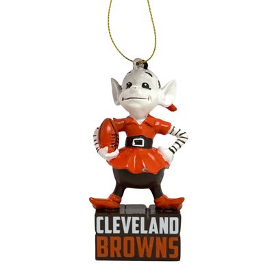 Cleveland Browns Mascot Statue Christmas Ornament