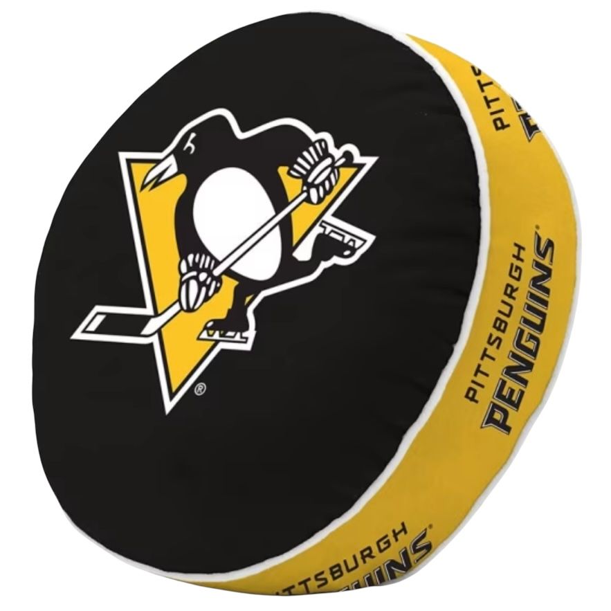 Pittsburgh Penguins Round Team Puff Pillow