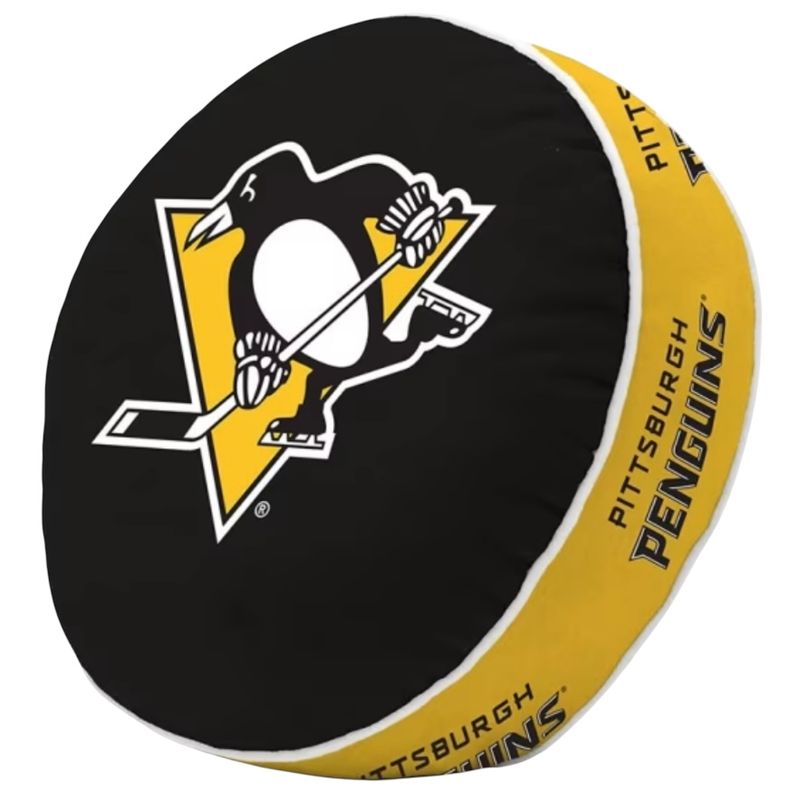 Pittsburgh Penguins Round Team Puff Pillow