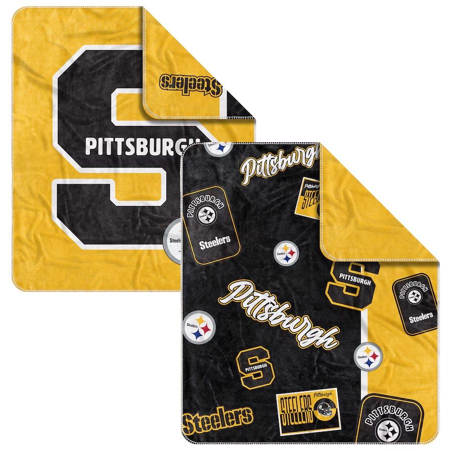 Pittsburgh Steelers 50” x 60” Dream Weave Throw Blanket
