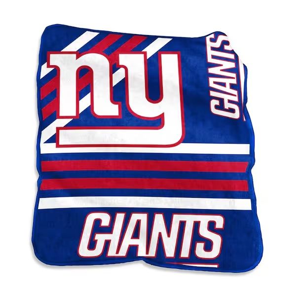 New York Giants 50" x 60" Plush Raschel Throw Blanket