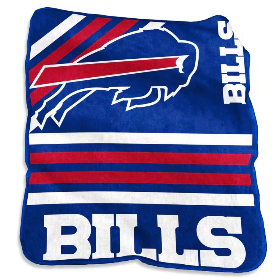Buffalo Bills 50" x 60" Plush Raschel Throw Blanket