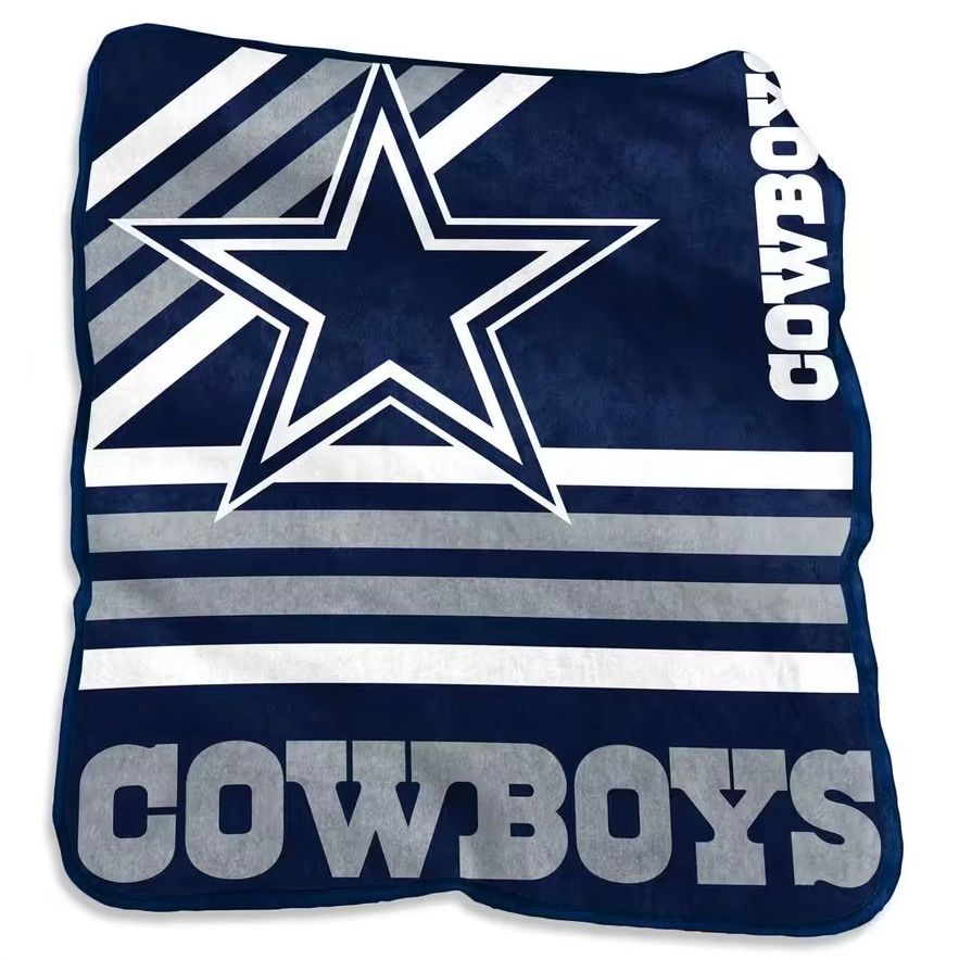 Dallas Cowboys 50" x 60" Plush Raschel Throw Blanket