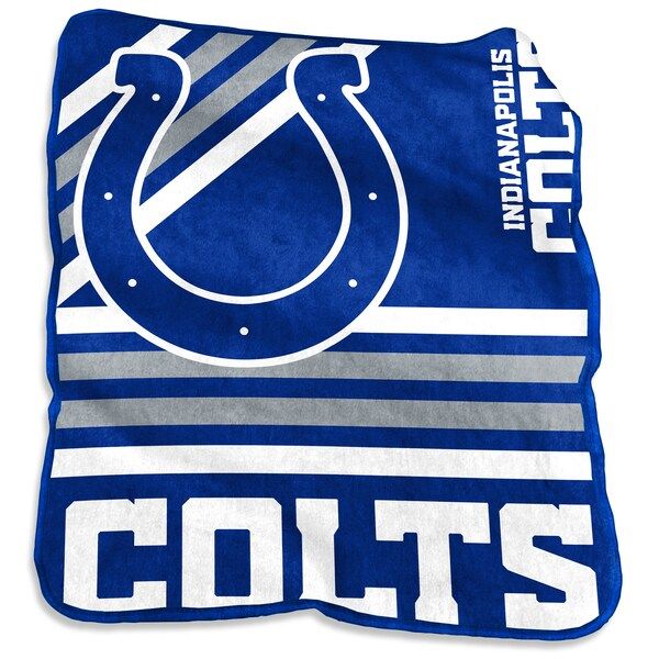 Indianapolis Colts 50" x 60" Plush Raschel Throw Blanket
