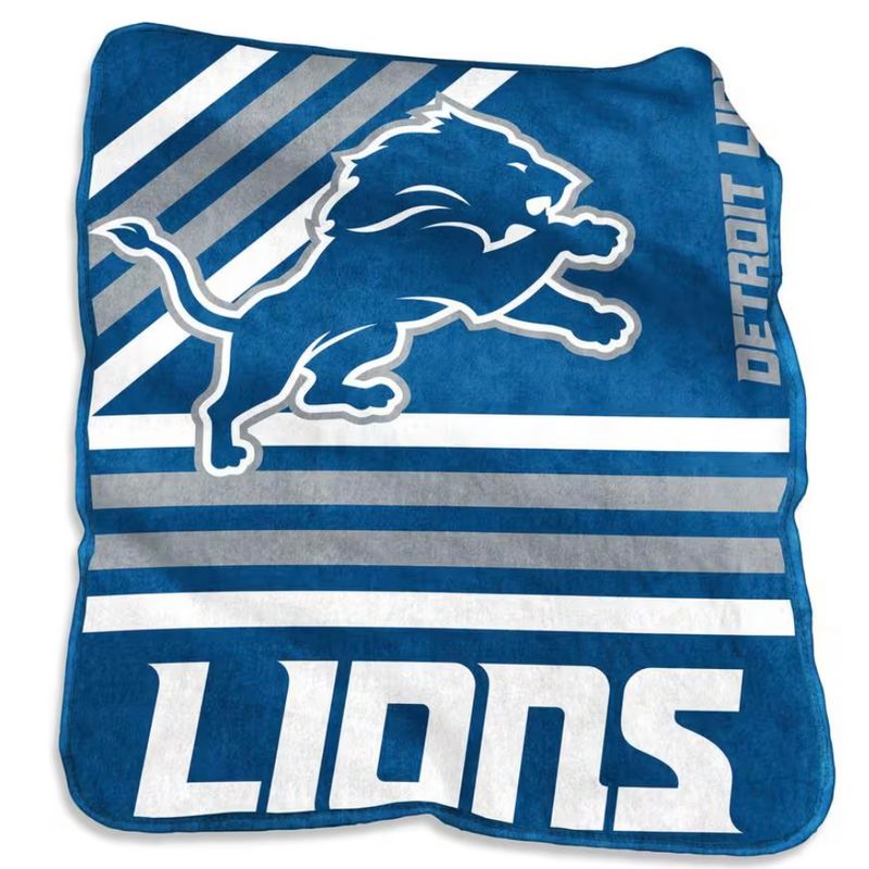 Detroit Lions 50" x 60" Plush Raschel Throw Blanket