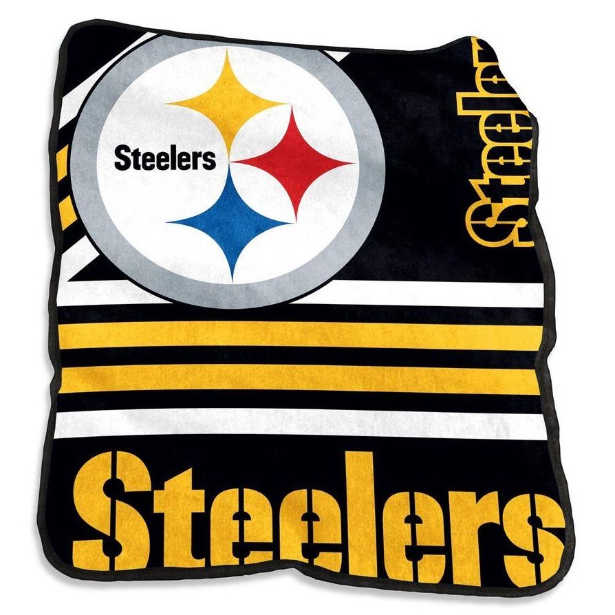 Pittsburgh Steelers 50" x 60" Plush Raschel Throw Blanket