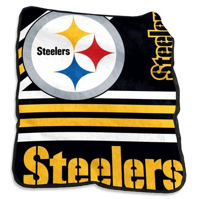 Pittsburgh Steelers 50" x 60" Plush Raschel Throw Blanket