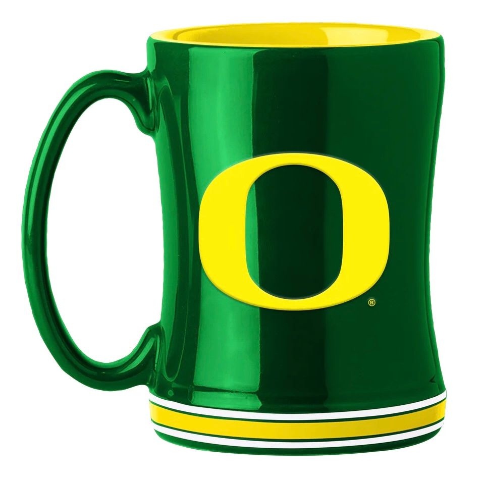 Oregon Ducks 14oz Relief Coffee Mug