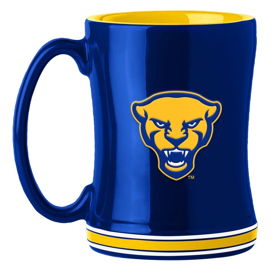 Pitt Panthers 14oz Relief Coffee Mug