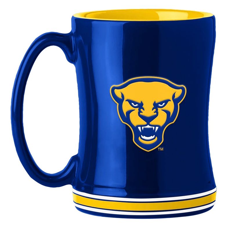 Pitt Panthers 14oz Relief Coffee Mug